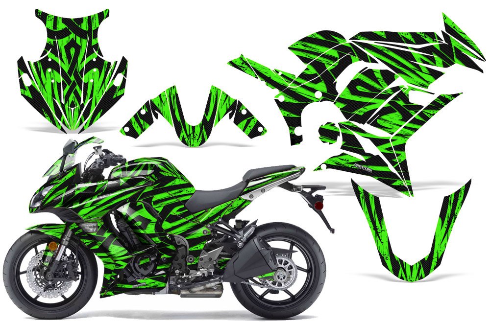 Amazon.com: CreatorX Graphics Kit Decals Stickers for Kawasaki
